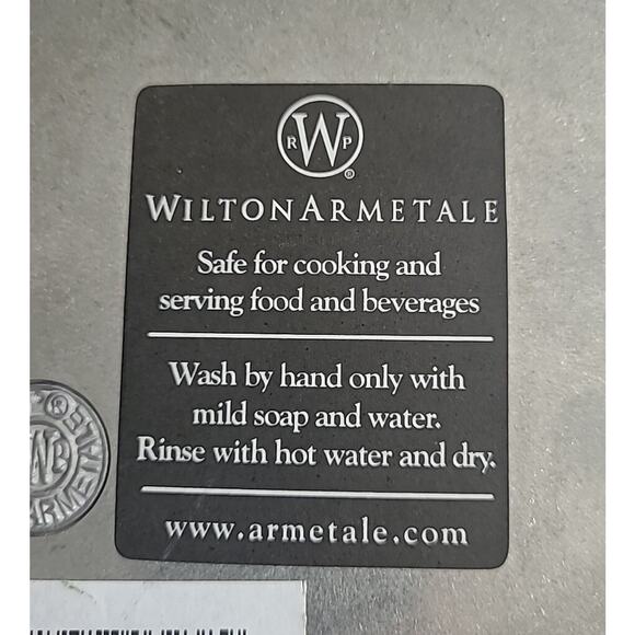 Vtg Wilton Armetale “Bless This House” Pewter Bread Warming Tray Dish Plate - Picture 7 of 8